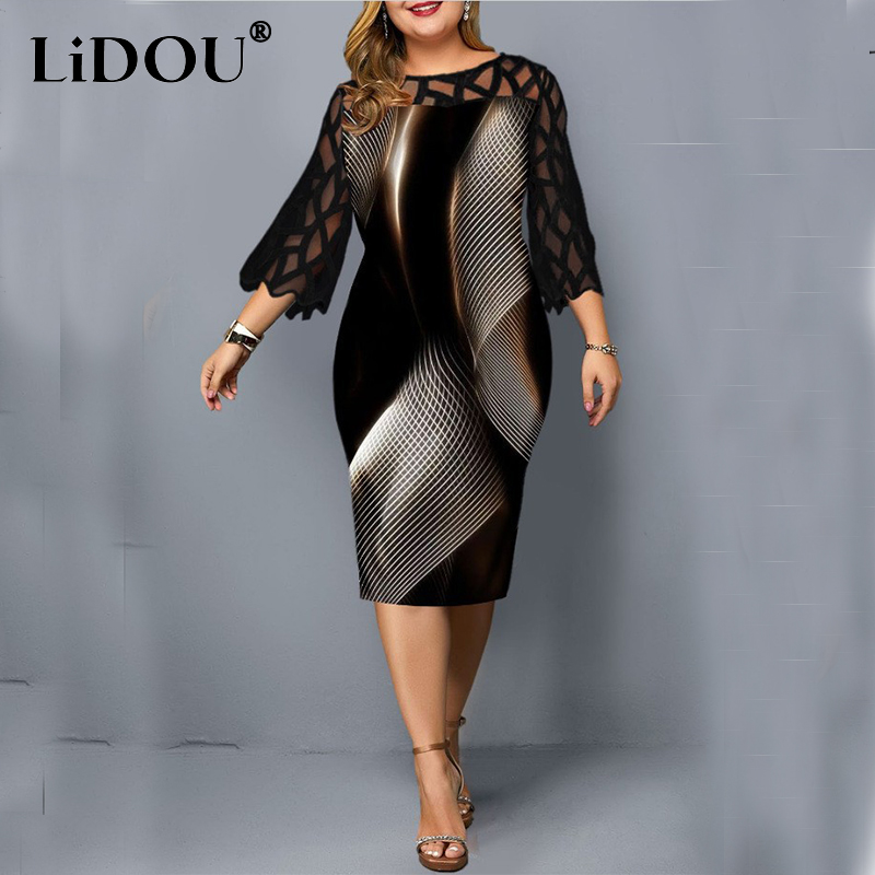 Winter Clothing For Plus Size Women - Herbst Winter Mode Sexy Design Plus
