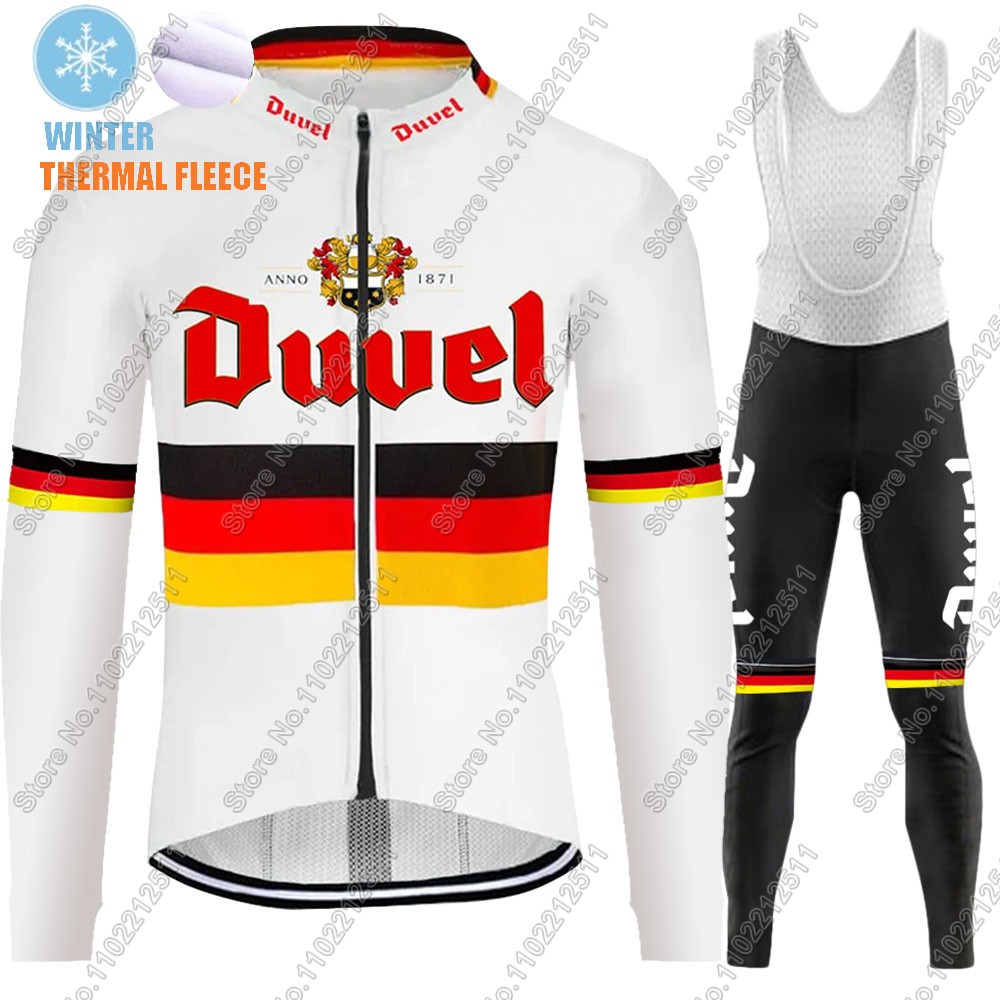 Winter Clothing Germany - Winter Duvel Deutschland 2024 Radfahren Jersey