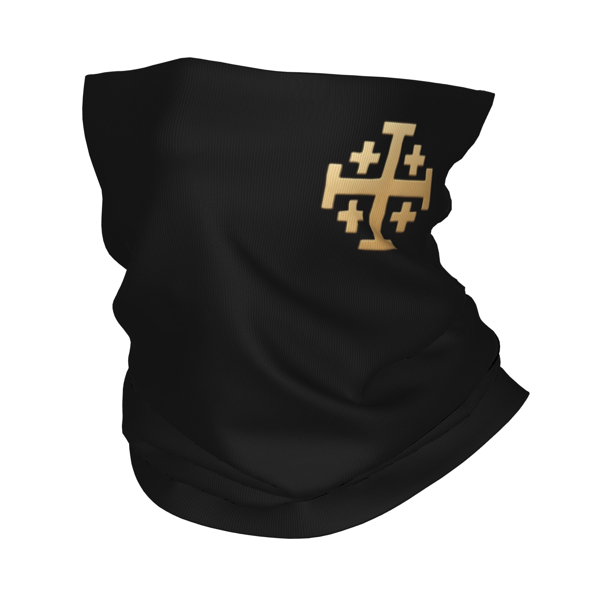 Wool Balaclava Knit - Knight Jerusalem Cross Christian Bandana Halstuch,
