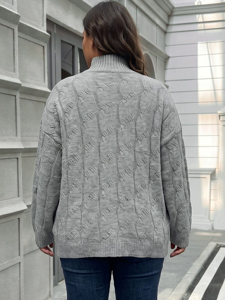 Damen Übergröße Lässiger Gestr – Winter Clothing For Plus Size Women Bewertung und Preis