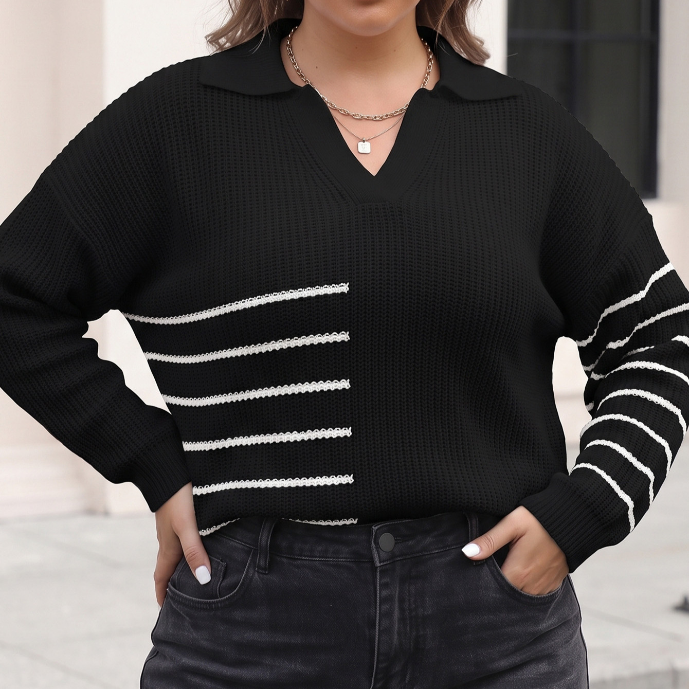 Damen Übergröße L-3XL Lässiger – Winter Clothing For Plus Size Women Bewertung und Preis
