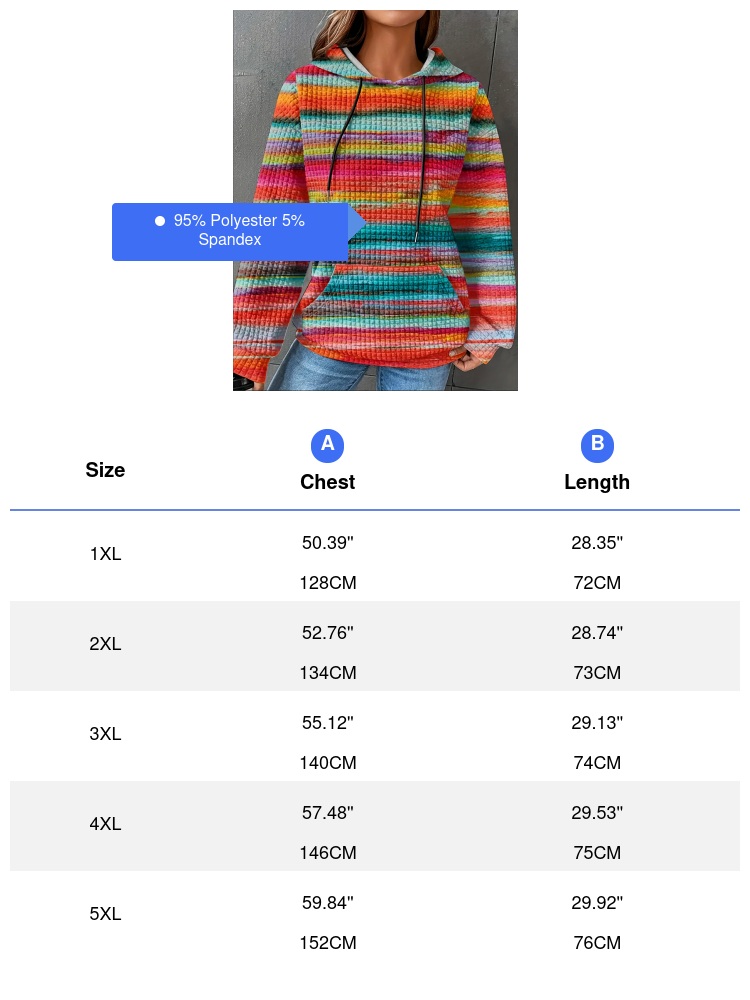 Damen-Kapuzenpullover in Überg – Winter Clothing For Plus Size Women Bewertung und Preis