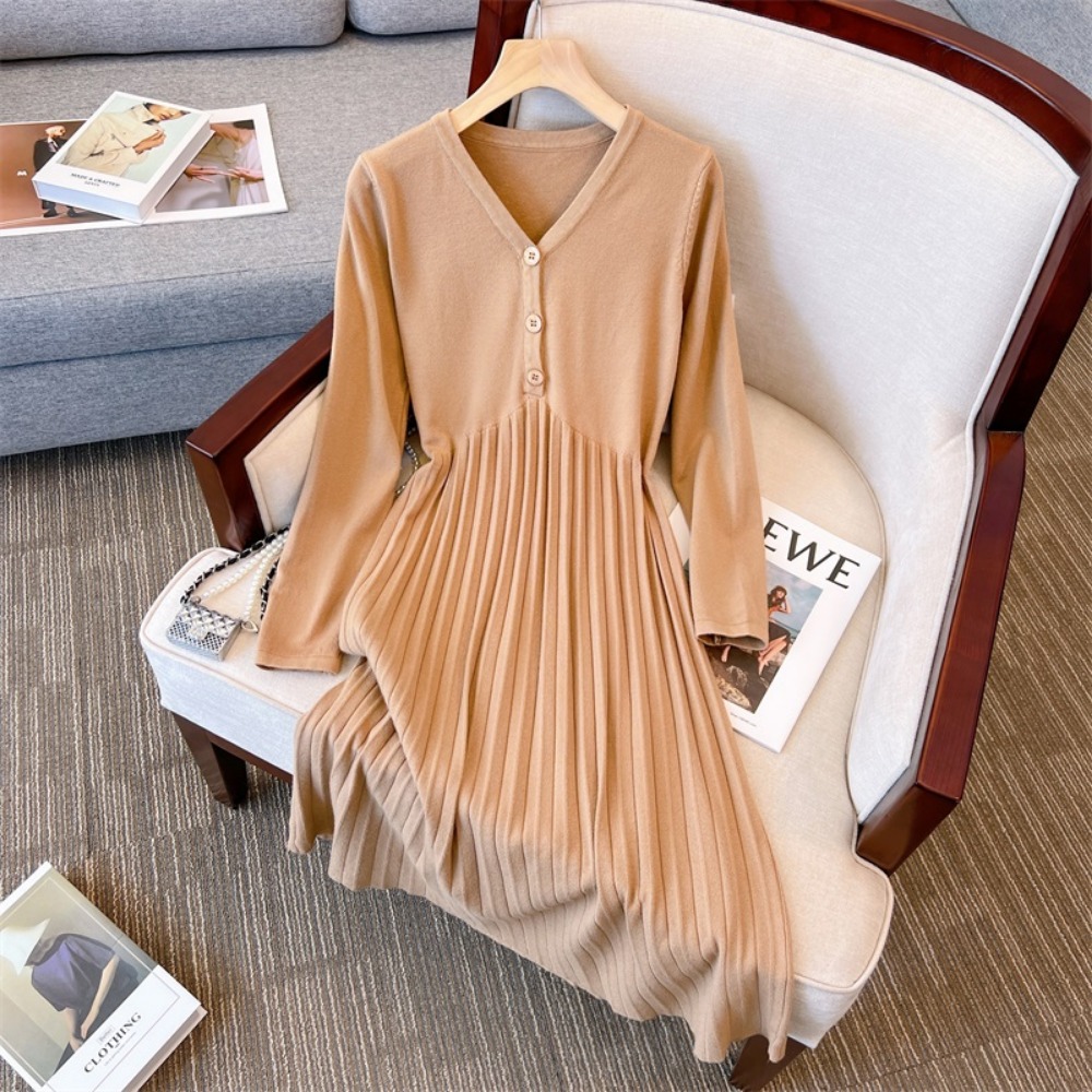 Lässige, elegante V-Ausschnitt – Winter Clothing For Plus Size Women Bewertung und Preis