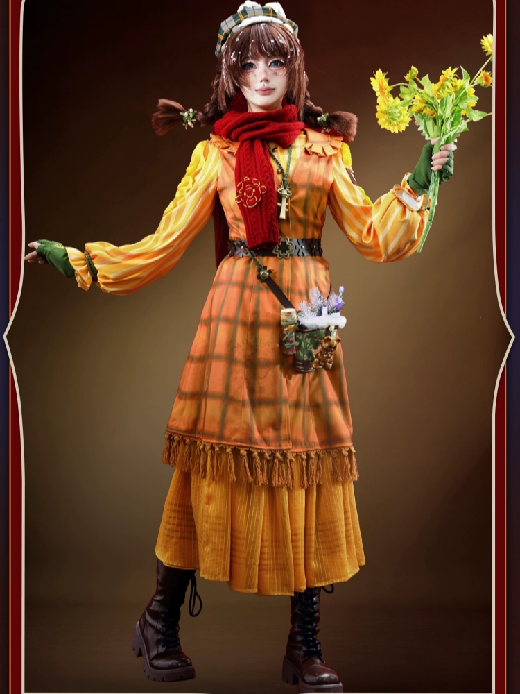 Gärtnerin Cosplay Kostüm Spiel – Winter Clothing Material Bewertung und Preis